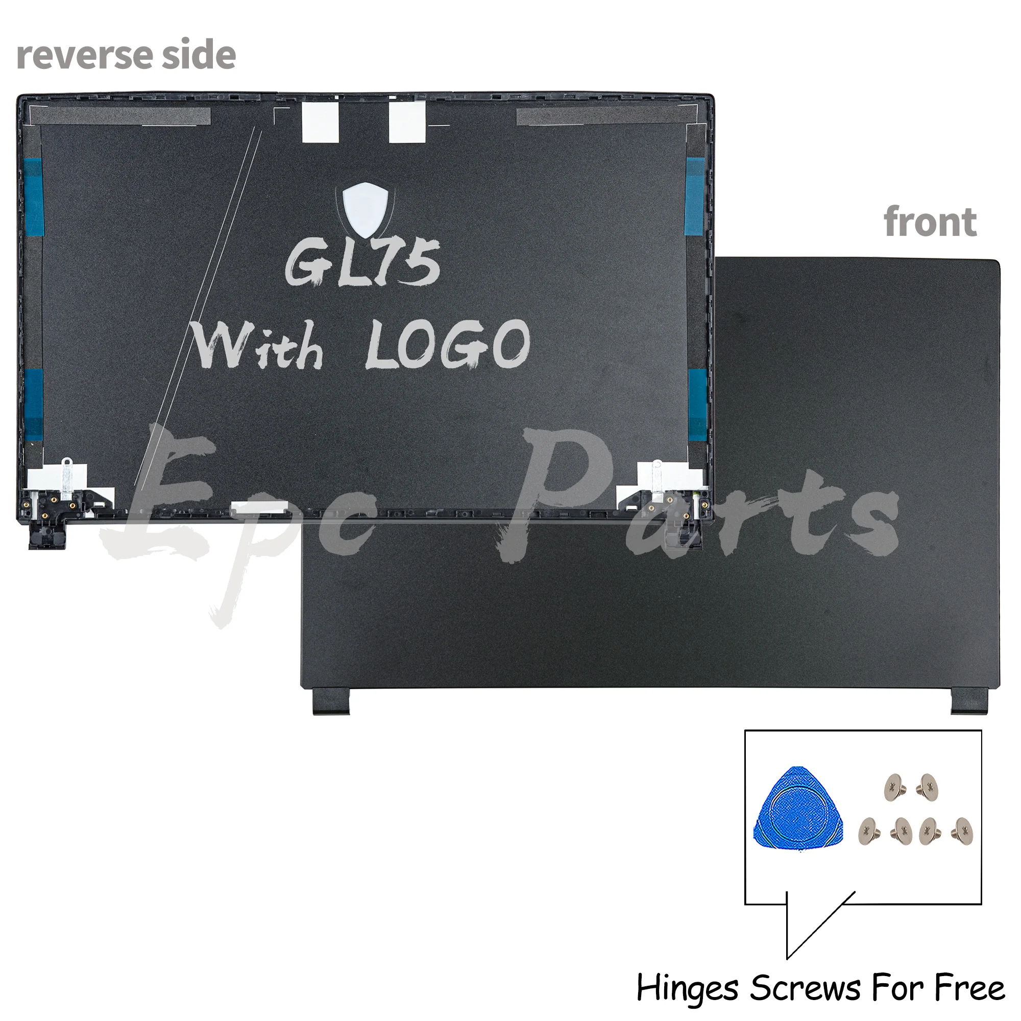 Imagem -02 - Metal Lcd Tampa Traseira Tampa Superior Reparação Peças de Epc para Ge75 Raider 8sg 8re Gp75 Leopardo 9sc 9sd Gl75 9se Ms17e2 17e5 17e7 173