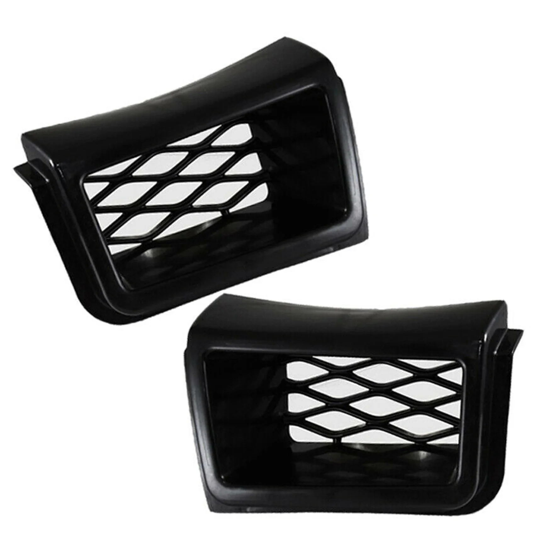 

2Pcs Front Bumper Grille Cover Trim for Chevy Silverado 1500 2003-2007 SS-Style Mesh Grille Caliper Car