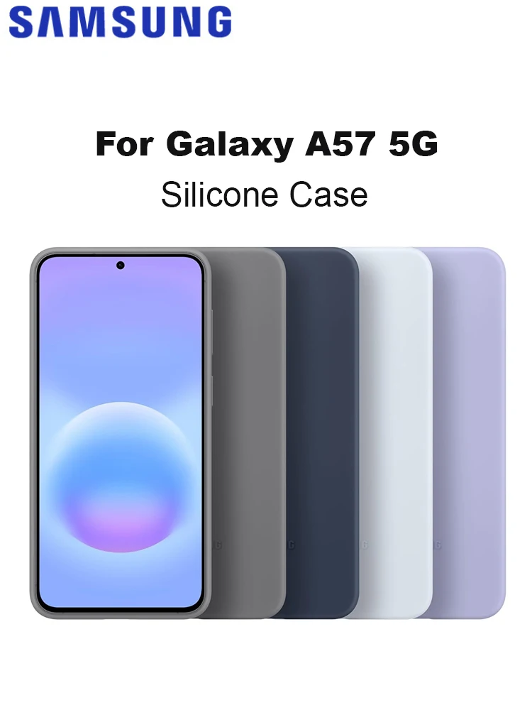 Oryginalne silikonowe etui Samsung Galaxy A57 5G EF-PA576, silikonowa osłona na smartfon, odporna na wstrząsy, cienka i przyczepna, do Galaxy A57 5G — zdjęcie produktu 7