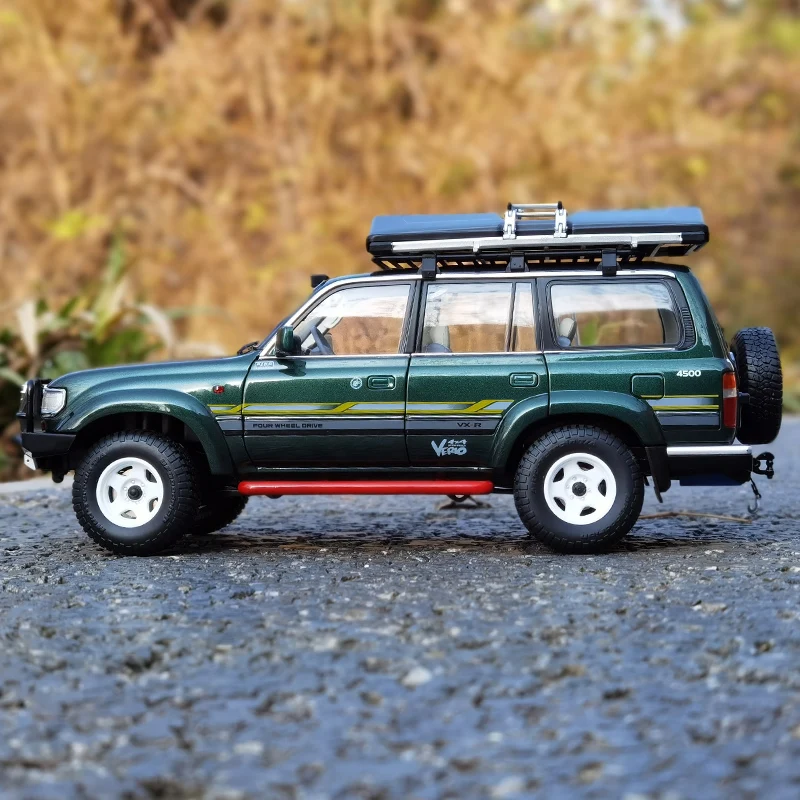 KengFai 1/18 Toyota Landcool Lutzer LC80 off-road vehicle modified alloy car model collection display gift pieces