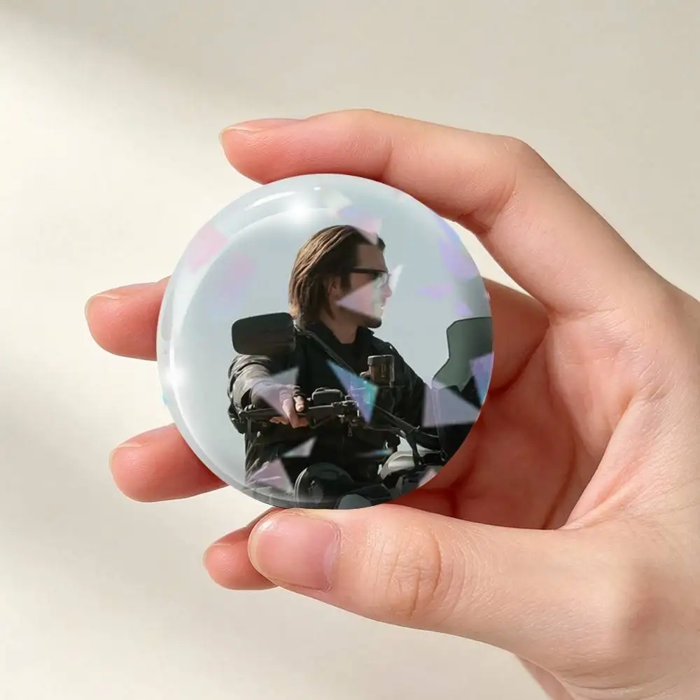 B-Bucky Barne-Winter S-Soldier Brooch Metal Decorative Brooch Pins for Backpack Clothes Jacket Accessories,Souvenir.