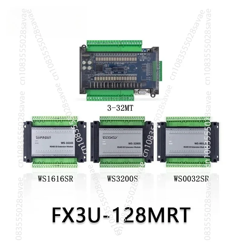 FX3U-64MT/R/80/128 Points Replace FX2N Analog PLC Controller Industrial Control Board IndustrialAutomation ContorlModu