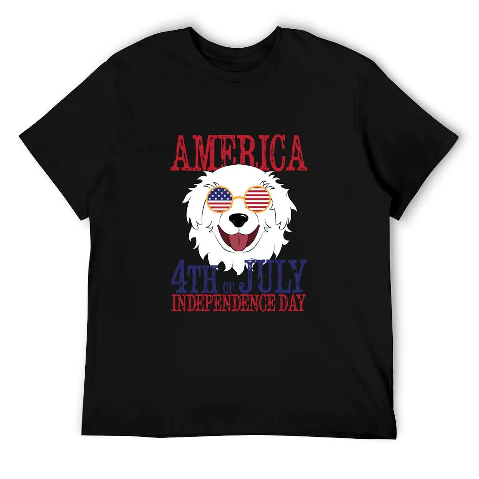 

Great Pyrenees 4th of July T-Shirt t shirt personalised t shirt for man 100 percent cotton graphic t shirts for man T-Shirt