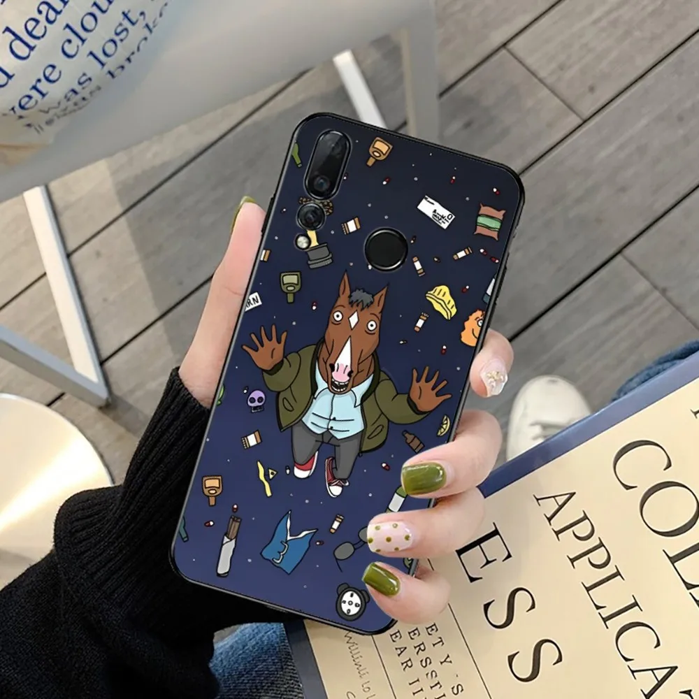 Cartoon B-boJacks H-Horse-mans Phone Case For Huawei Y9 6 7 5 Prime Enjoy 7s 7 8 plus 7a 9e 9plus 8E Lite Psmart Shell