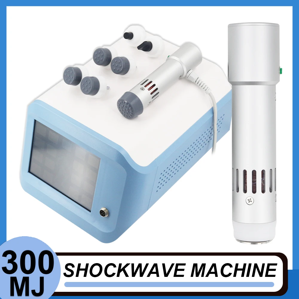 Portable Shockwave Therapy Machine 300MJ Easy Operation Relieve Muscle Pain Body Massage Pain Relief ﻿Fatigue Relax Massage