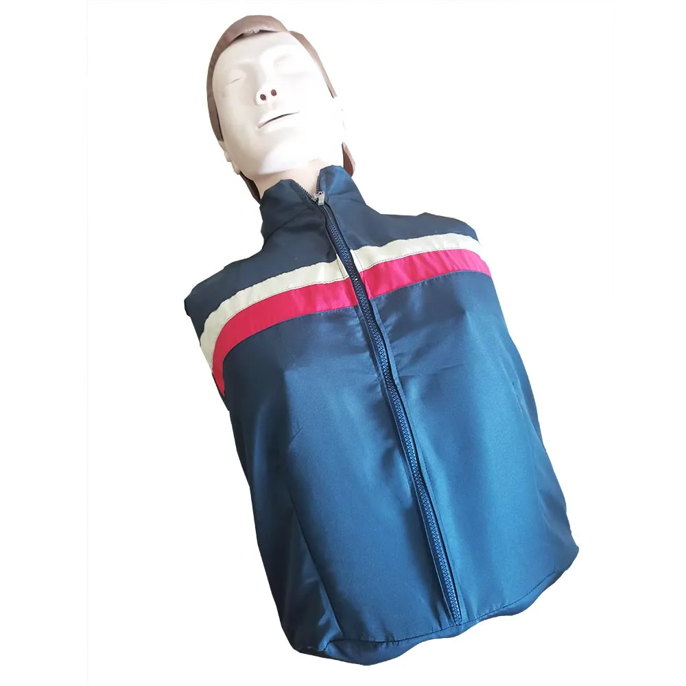 70x22x34cm Bust CPR Training Manikin Professional Nursing Training Mannequin Medical Model Human First Aid Training Model New