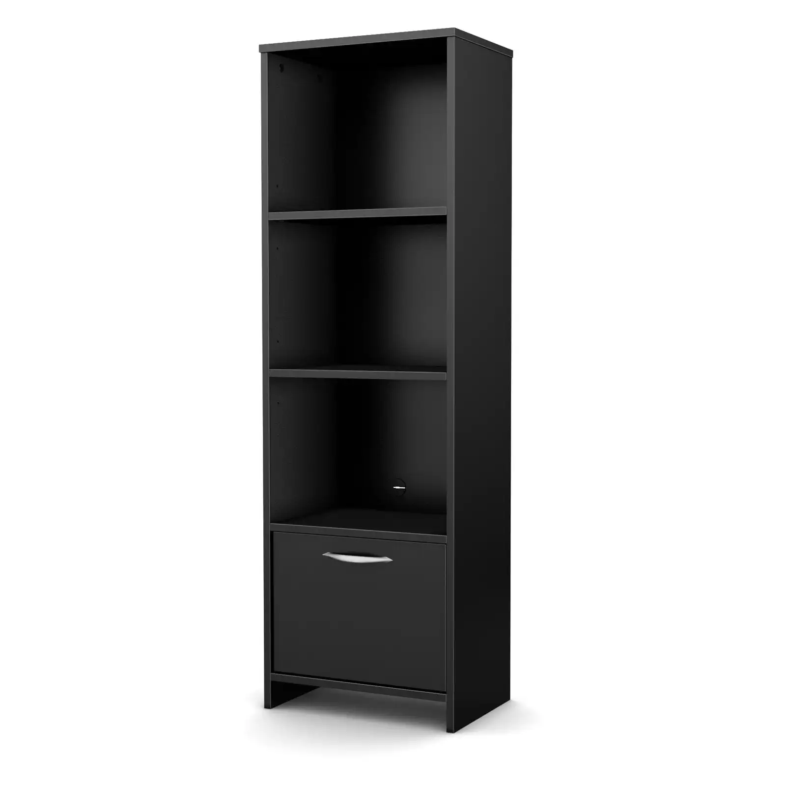 

South Shore SoHo 3-Shelf Bookcase/Media Storage, Multiple Finishes