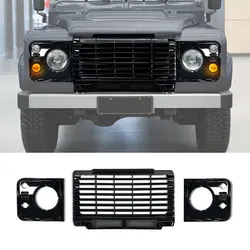 Otomobil parçaları araba tasarım araba ön orijinal klasik izgara klasik Land Rover Defender 90 110 için araç