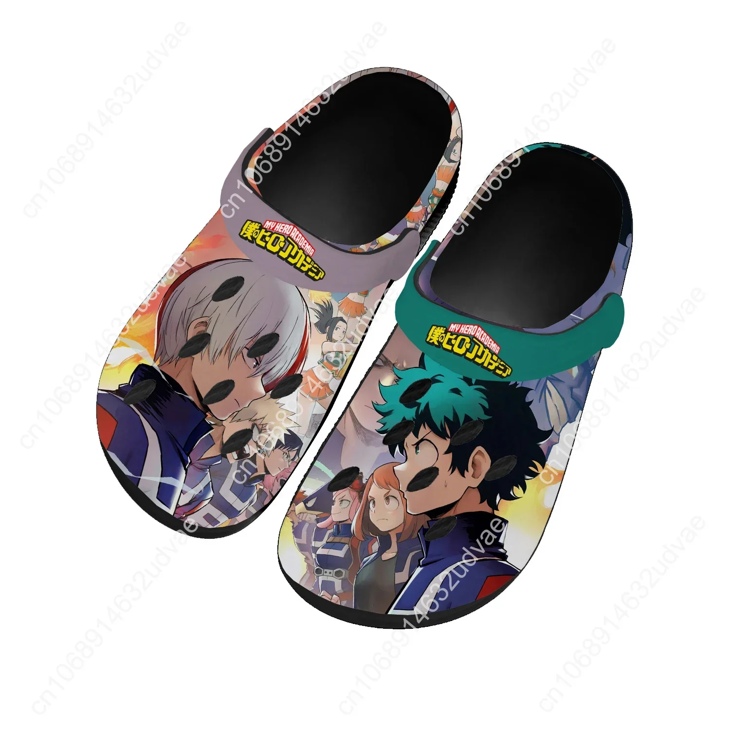 

M-My H-Hero A-Academias Summer Sandals Women Teenager Fashion Water Shoe Garden Clog Breathable Comfort Beach Hole Slippers