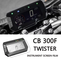 Protector de pantalla para salpicadero de motocicleta, película de rascado para instrumento CB300F Twister para Honda CB 300F, accesorios Twister