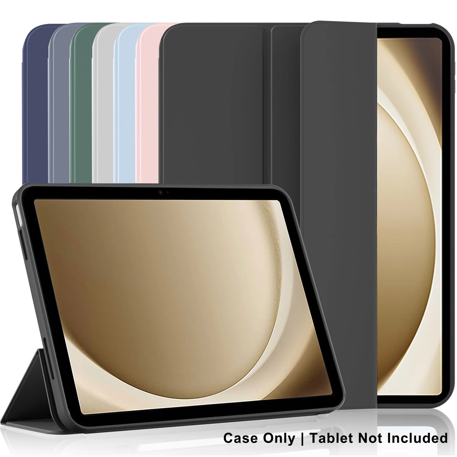 Tri-fold Flip Case For Samsung Galaxy Tab A9 Plus  A9+ 2023 11'' SM-X210/X215/X216B Magnetic Stand PU Leather Protective Cover