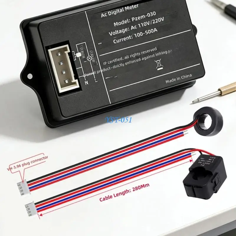 

E15A 2inch Color LCD Power Meter With Alarm Function For Home & Industrial Use