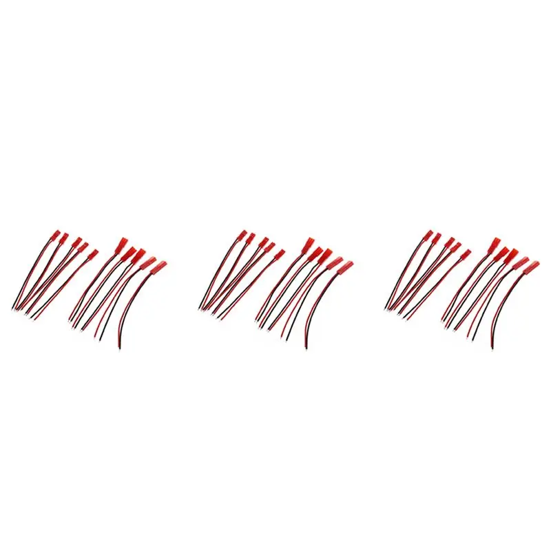15 Pairs 22AWG 100Mm Cable W 2Pin JST M F Plug For RC Battery Motor Connection-Y41A
