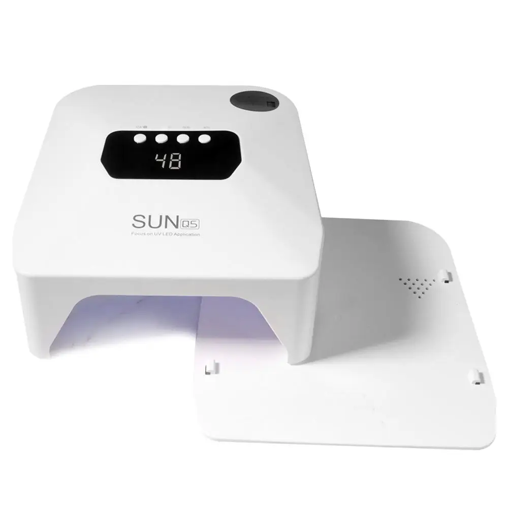 Essiccatore per Gel con lampada per unghie a LED UV ricaricabile 48W di alta qualità con sensore automatico per Manicure da salone Double Light Pro Cure