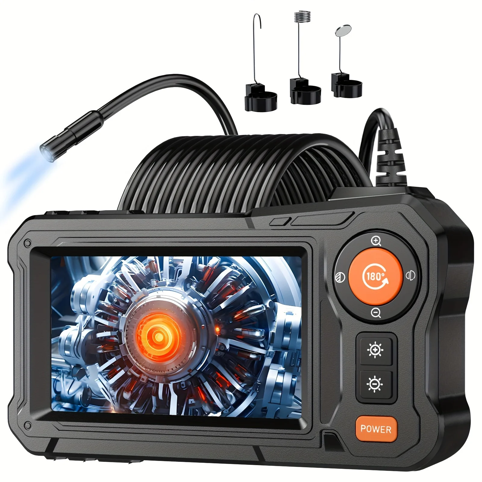 HD Endoscope Camera with 4.3" LCD