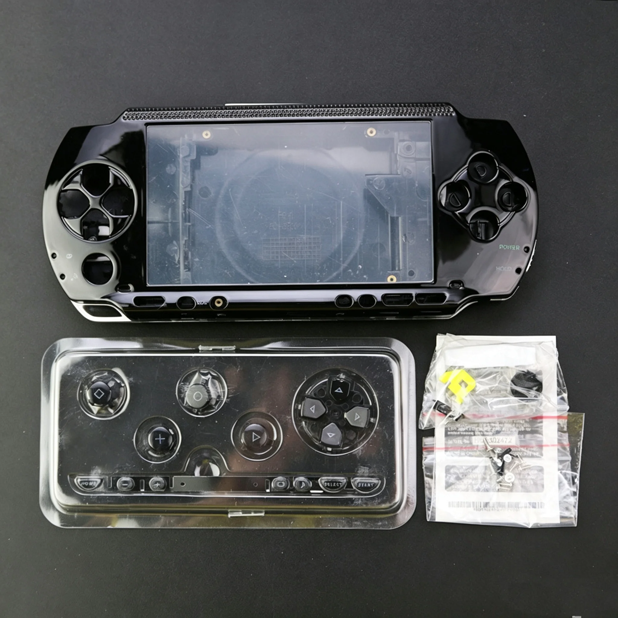 Obudowa zamienna do Sony PSP1000, nieprzezroczysta obudowa, pełny zestaw obudowy, pokrywa, części do samodzielnej naprawy, zestaw do wymiany obudowy konsoli. — zdjęcie produktu 2
