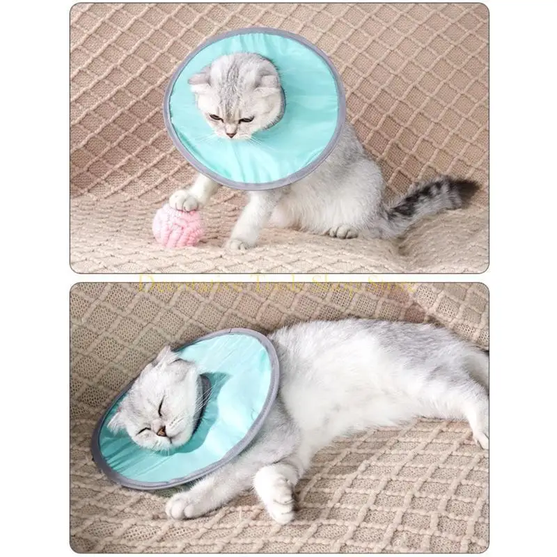 QX2E Recovery Collar مخروط مضاد للماء بعد الجراحة المخروطية للكلاب الصغيرة