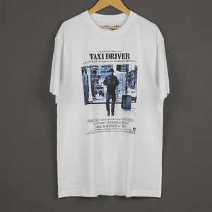 Sopir Taksi T-shirt Robert De Niro Film Raging Bull Natural Born Killers Kemeja Pakaian Lengan Pendek Pria Katun Musim Panas 8 pengemudi taksi penjualan terbaik - №