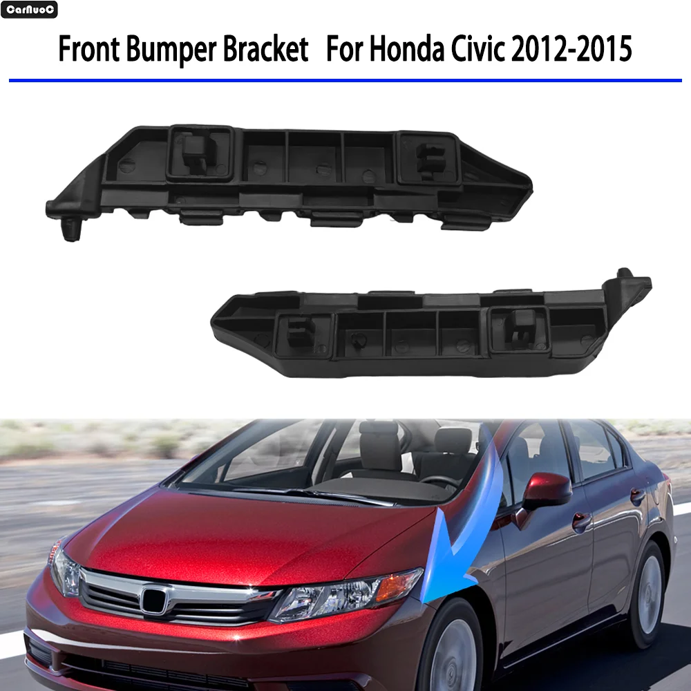 

Front Bumper Support Brackets OEM Standard Easy Installation For Honda Civic 2012-2015