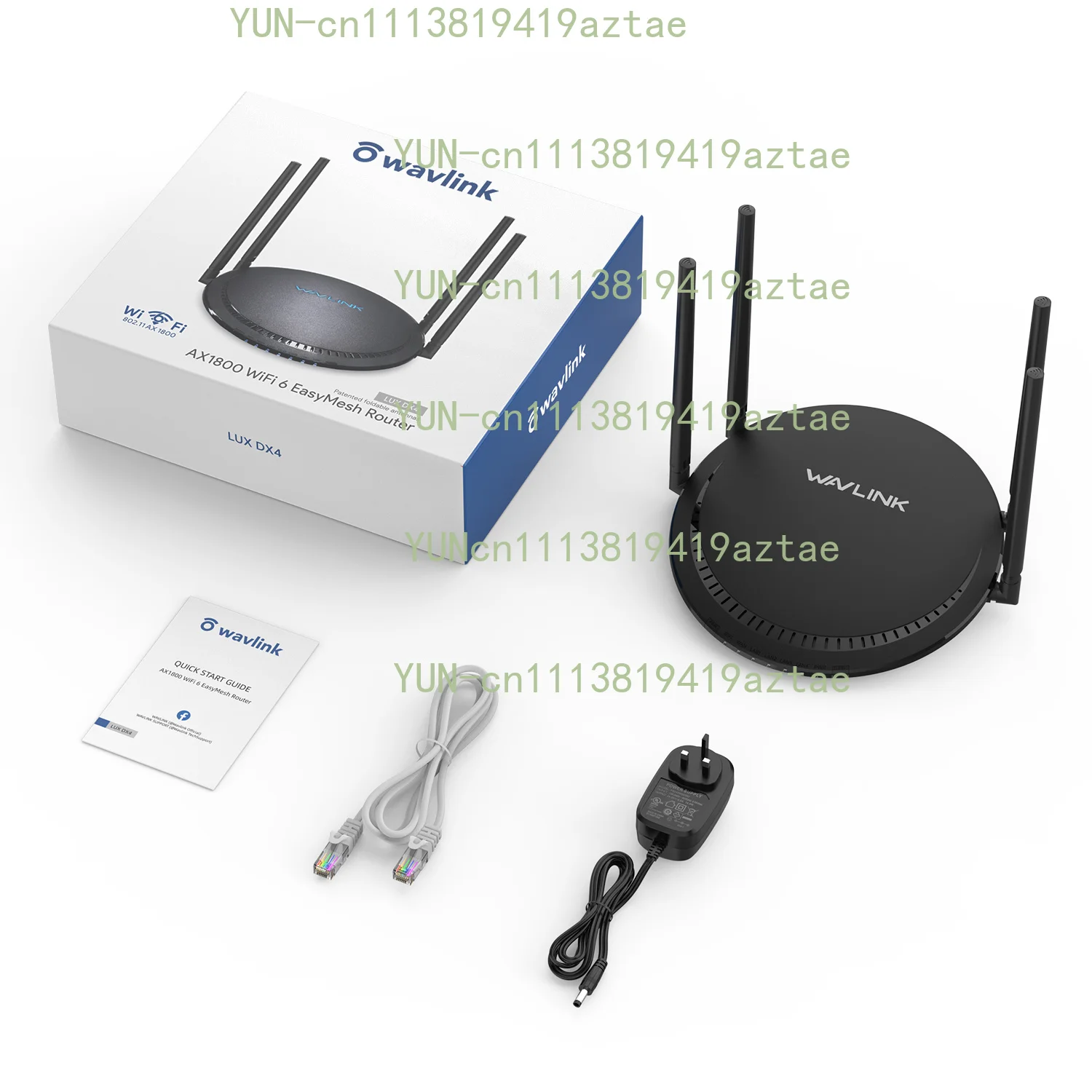 High Power AX1800/AX3000 WiFi6 Outdoor/Indoor Mesh/Router/Repeater Dual Band 2.4G+5G Long Range Four Antennas Extender