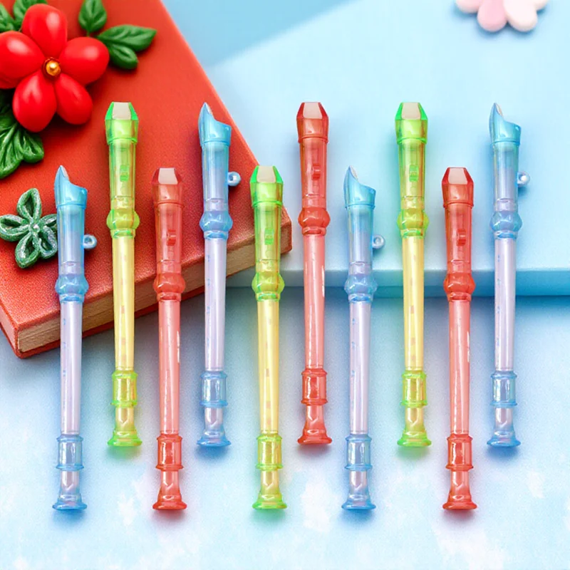 

10 Pcs 's Early Childhood Education Flute Reusable Clarinet Musical Instruments Resonant Sound Plastic