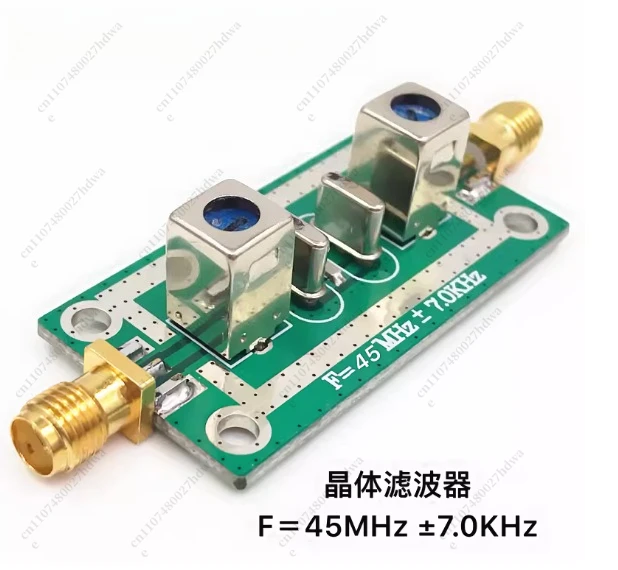 

Quartz Crystal Filter Bandpass Narrowband Filter 45MHz ±7KHz