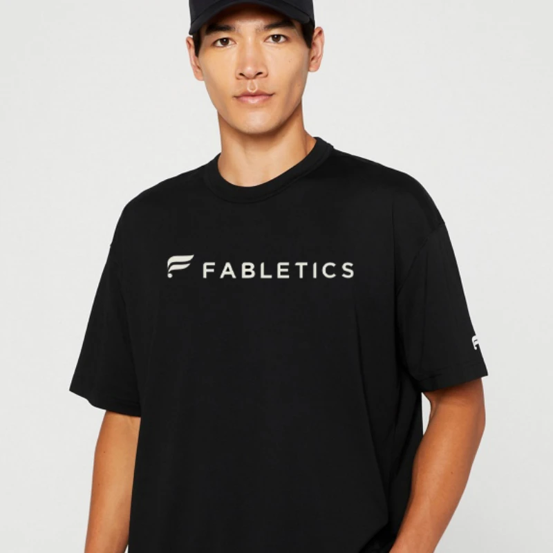 

FFABLETICS Short-sleeved American high street sports short-sleeved slim and elastic 2025 Summer New Hot T-shirt