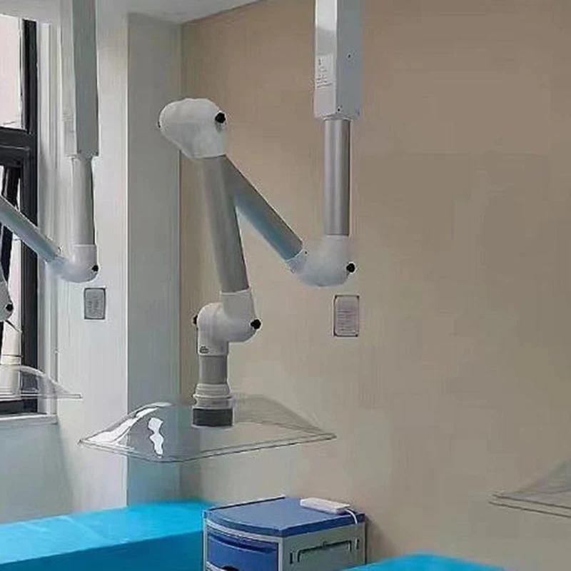Ceiling Mounted Extraction Hood School Laboratory Folding Ventilator Multifunctional Exhaust Hood Hospital Smoke Exhaust System