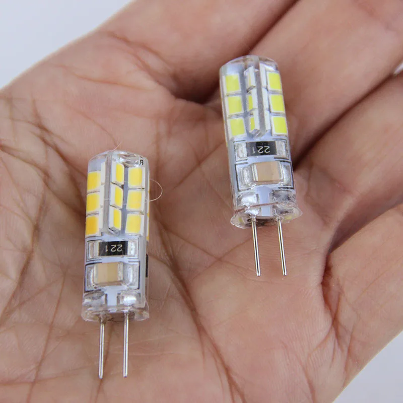 G4 -2835-24D 3W 2800K-3000 Warm White AC110-220V Bi-Pin Base Light for Outdoor Landscape Path Deck Step Paver Lighting
