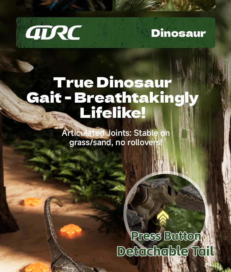 2.4G afstandsbediening dinosaurus kan geluid en licht lopen Roar simulatie dier spray dinosaurus speelgoed is geschikt NIEUWE RC dinosaurus