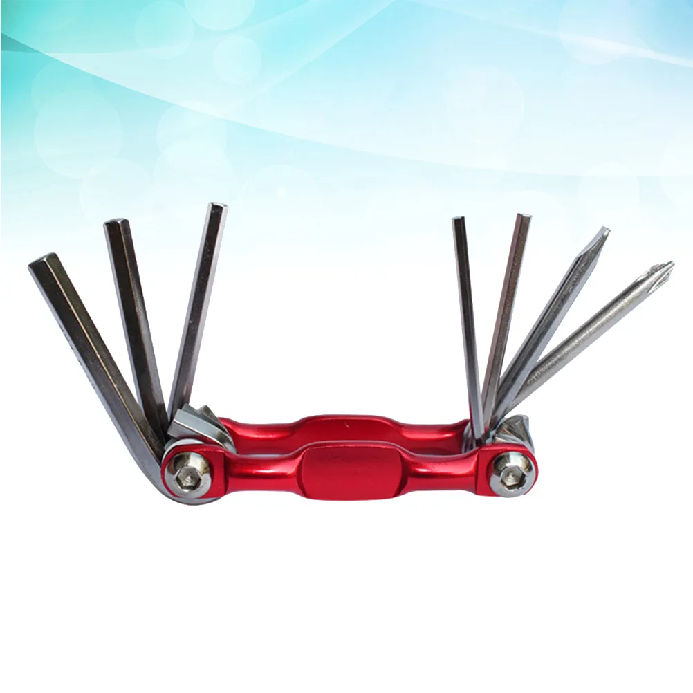 

7 in 1 Repair Tool Kit Multifunction Hand Tools Screwdriver Wrenches for Bike Mountain Road Foldable Maintenance Repair Tools