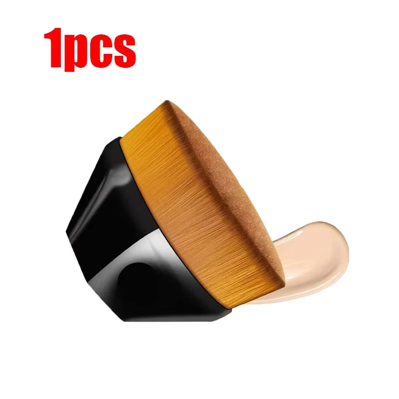 مجموعة فرش مكياج احترافية مكونة من 1/2 قطعة، فرشاة ناعمة وسريعة الرسم، مناسبة لتطبيق أحمر الخدود والأساس السائل. #6