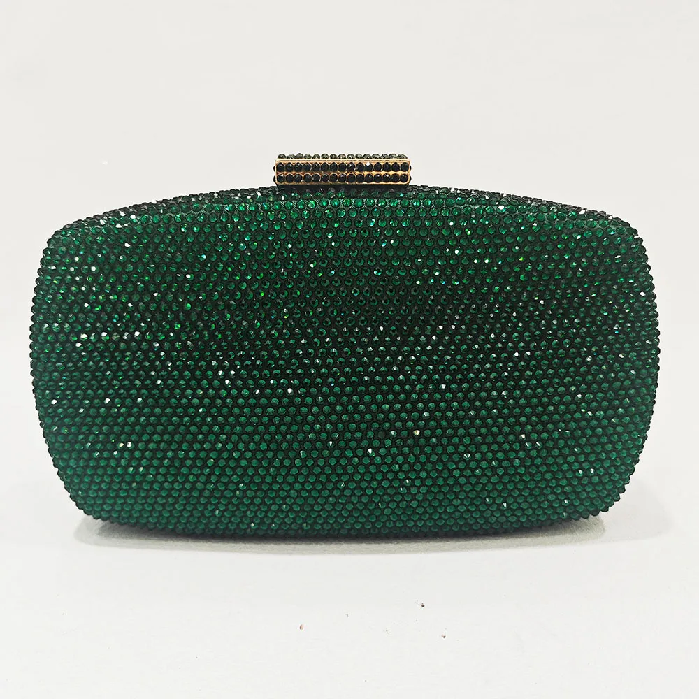 New Gold/Silver Women Crystal Evening Clutch Bags Diamond Wedding Gold Purses Bridal Fromal Handbags Party Prom Clutches Cocktai
