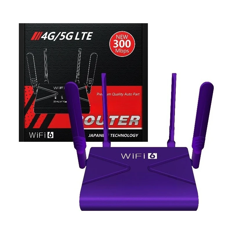 

Портативный Wi-Fi роутер-модем с 4 антеннами, 300 Мбит/с, 4G, разблокированный, с SIM-слотом, для использования в помещении, LTE-роутер