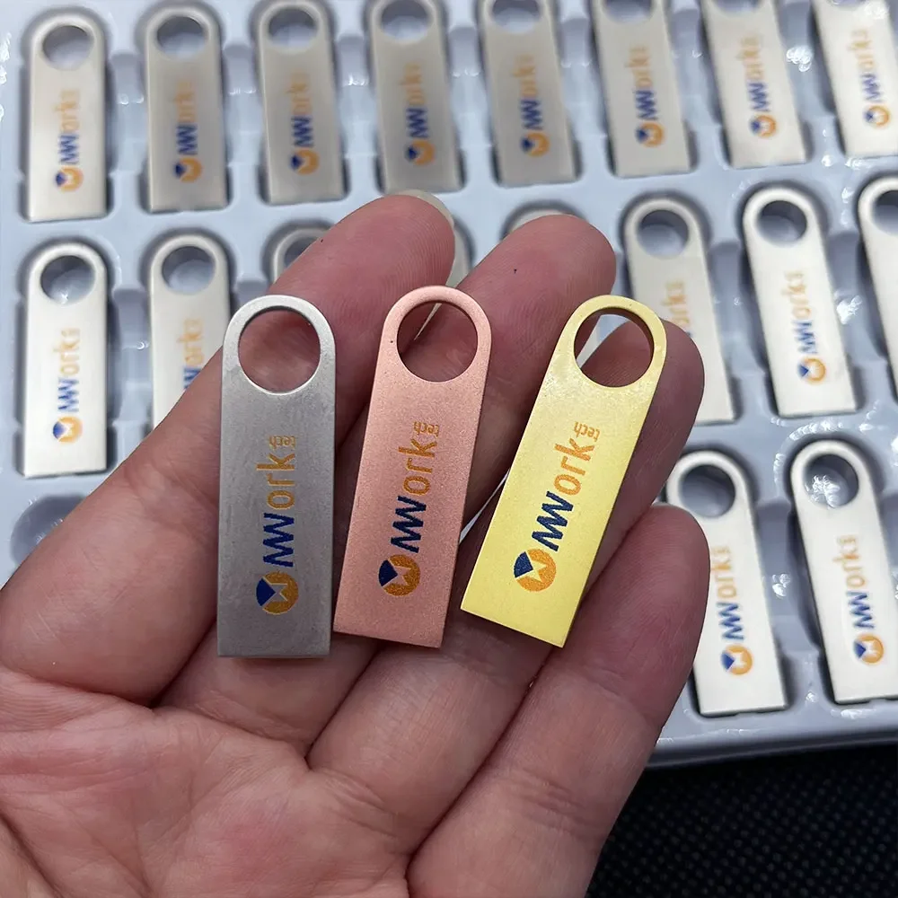 Individuelles LOGO 10PCS USB 2.0-Flash-Laufwerk 64GB 32GB Hochgeschwindigkeits-Stick 16GB Memory Stick Kreatives Geschenk U-Disk 4GB 8GB 128GB 512MB