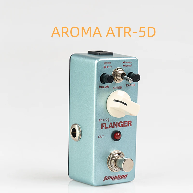 AROMA Tom'sline ATR-5 D Twister Analog Flanger MINI Guitar Effect Pedal Analogue Effect Ture Bypass