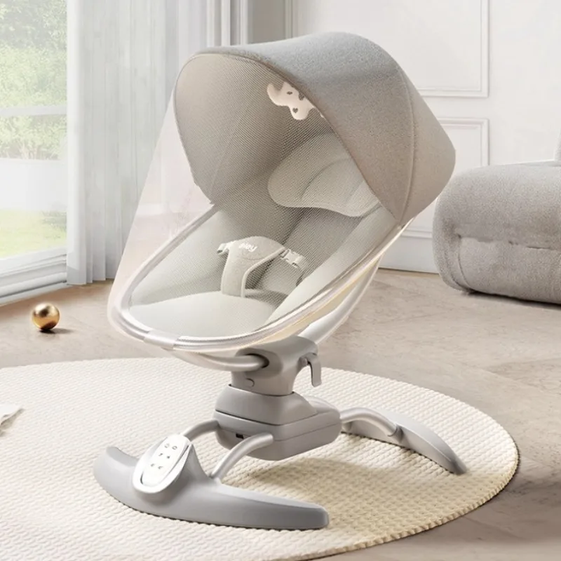 Baby Swings for Infants,Bluetooth Infant Swing with Music Speaker,Remote Control-Portable Baby Rocking Chairs for Indoor Outdoor