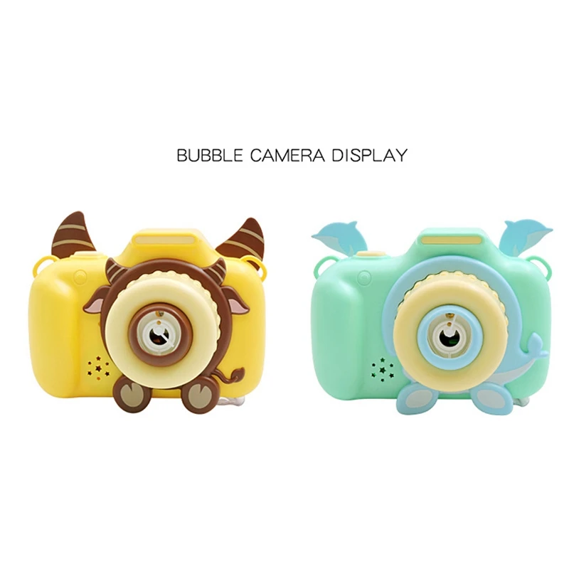 Maker Camera Toy Bubble Blower With Music And Light Unique Battery Operated Bubble Machine For Kids