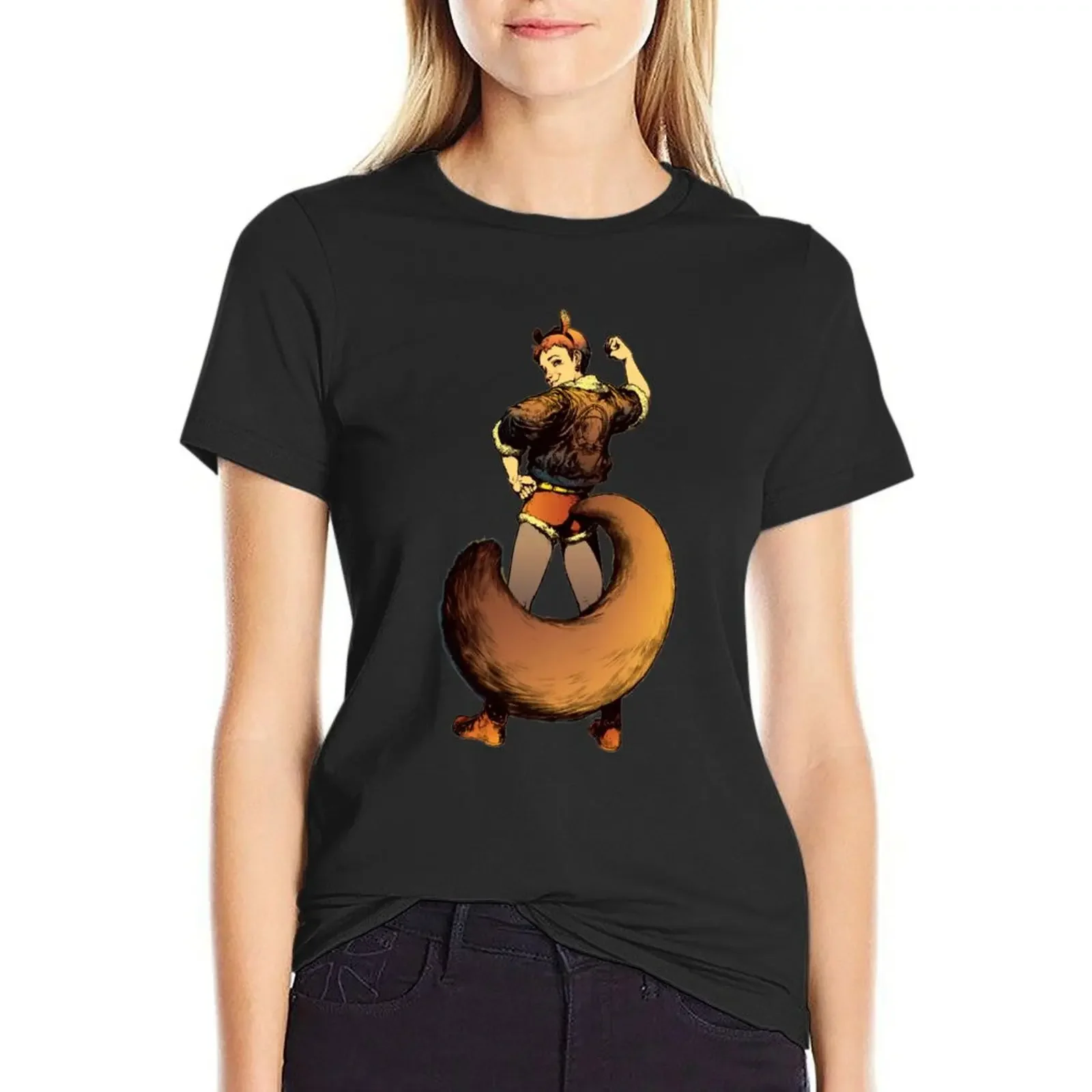 

squirrel girl #2 T-Shirt female quick-drying anime clothes tshirts woman