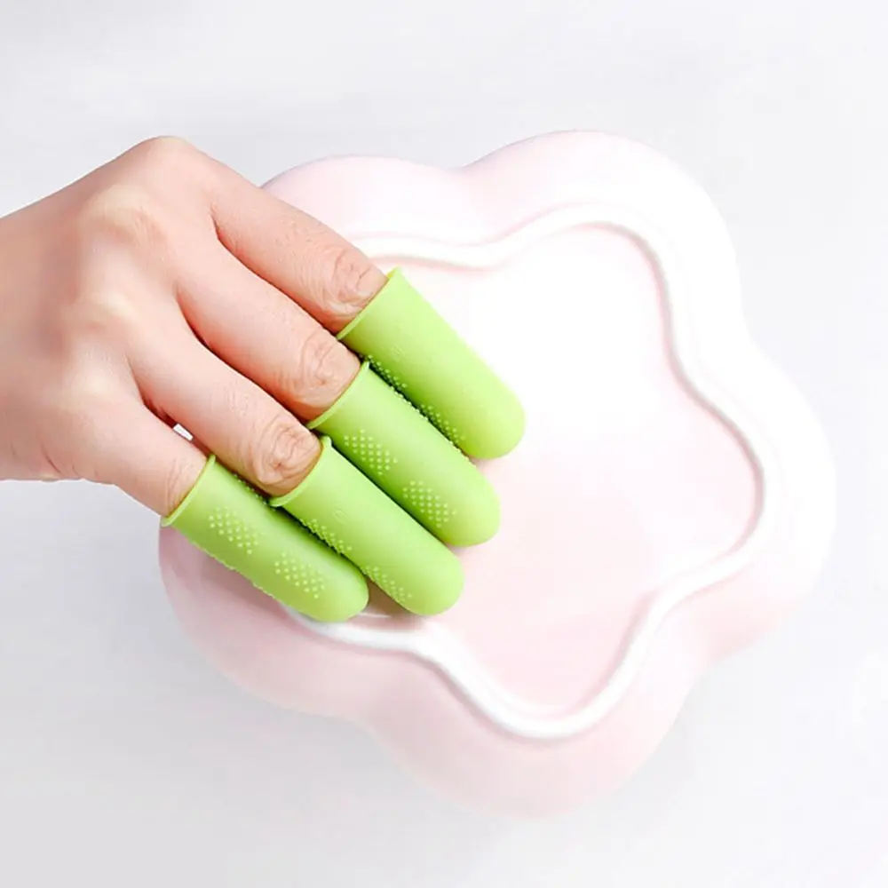 3pcs/5pcs Set Anti-slip For Cooking Anti-cut Heat Resistant Finger Protector Fingers Cover Kitchen Tools Finger Caps