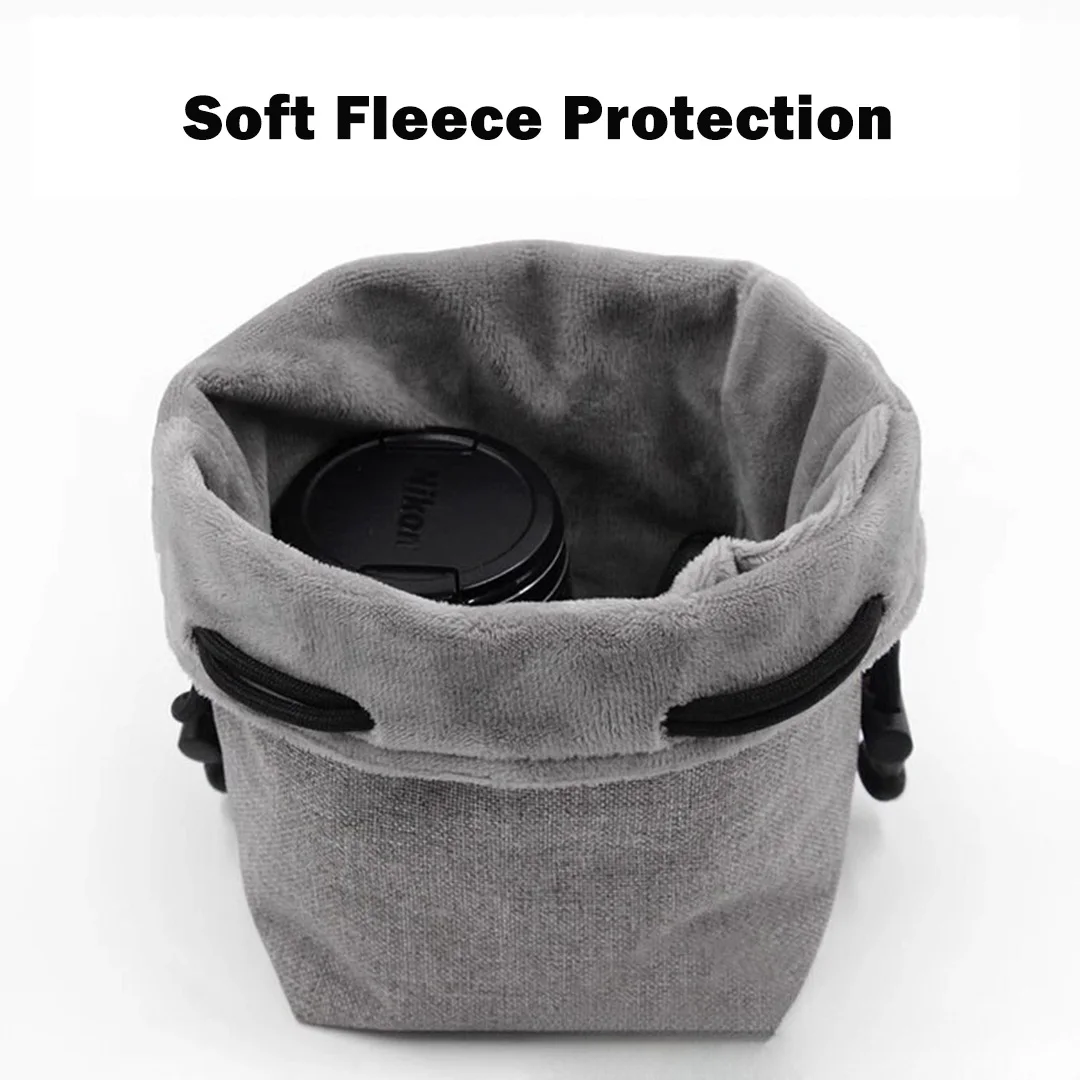 Camera Bag Lens Protective Pouch for Canon 7D 6DII 5D IV Nikon D7200 D800 D750 D810 D640 D500 D610 Sony A9 Pentax K1 KP K645Z