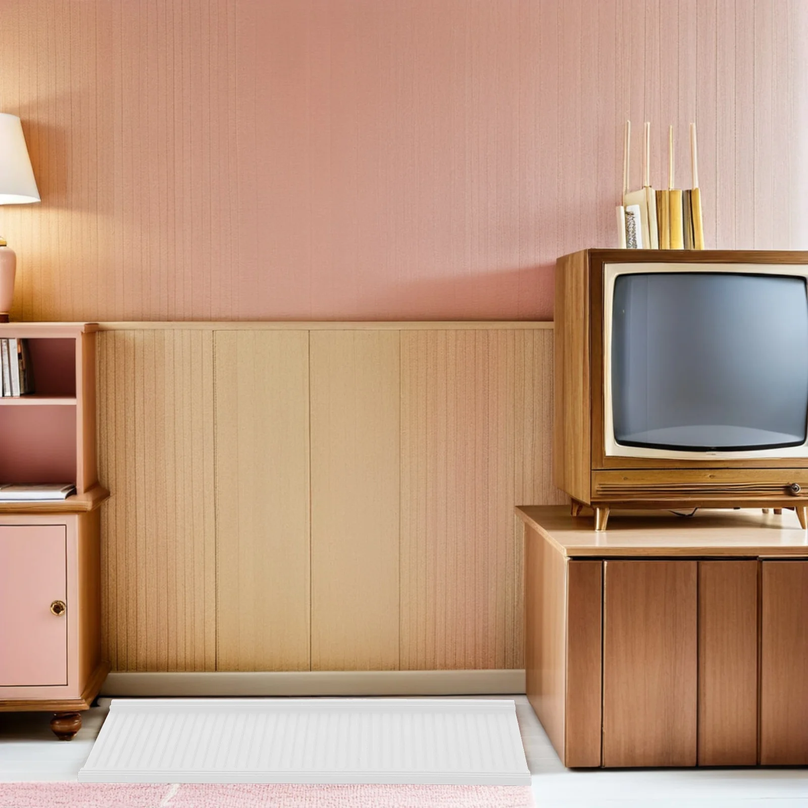 Paneles de Pared de Plástico en Miniatura, Kit de Paneles Interiores para Casa de Muñecas, Revestimiento Decorativo para Paredes, Accesorios para Casa en Miniatura