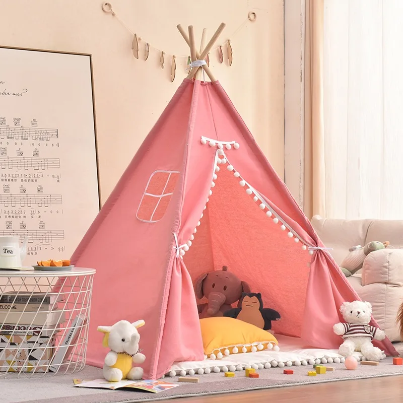 Kids Play House Wigwam For Children Portable Children Tent Kids Tent Girls and Boys Play Room Indoor