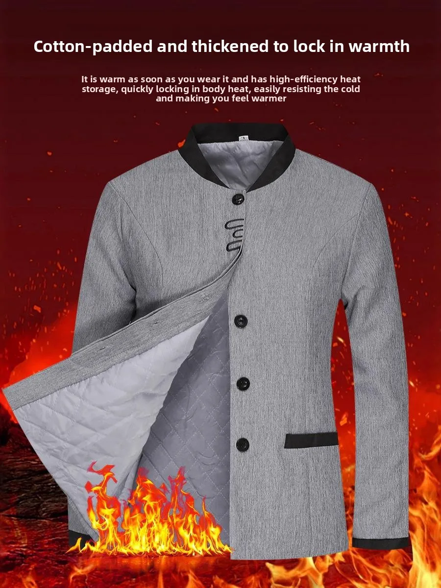 

Thiened Cotton Long Sve Cleaning orm for Women Hotel Proper Maintenance Stf Autumn Winter Warm Workwear Set