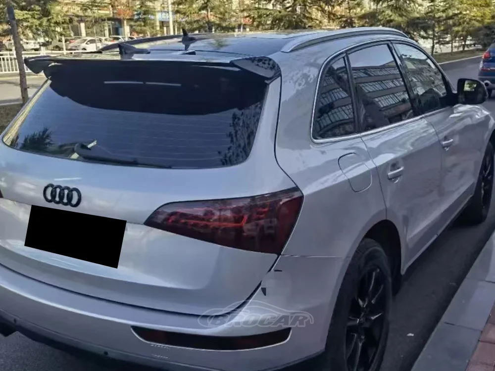 For 2010--2024 Audi Q5 Q5L Hatchback Roof Spoiler GT Style High Quality ABS Plastic Gloss Black Spoiler Trunk Boot Wing Spoiler