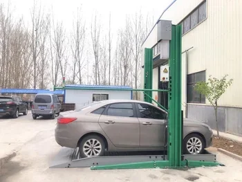 car parking  lifter hydraulic  2 column auto lift 2 cars parking lifts two post lift for home garage storage parking system