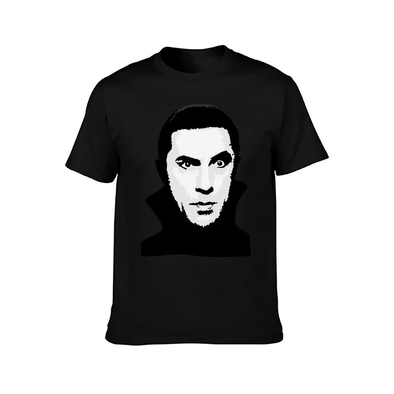 Bela Lugosi black and white vector portrait T-Shirt Simple Trendy Casual T-Shirt