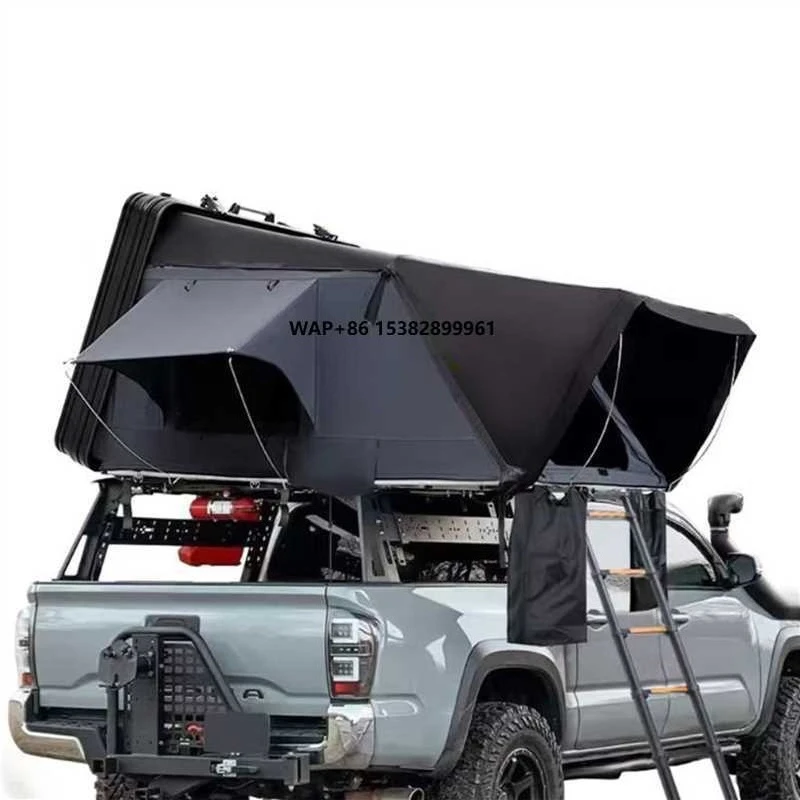 Quick Setup Waterproof Side Open Clamshell Hard Shell Roof Top Tent 3-4 Person Rooftop Tent for 4x4 Offroad Camping