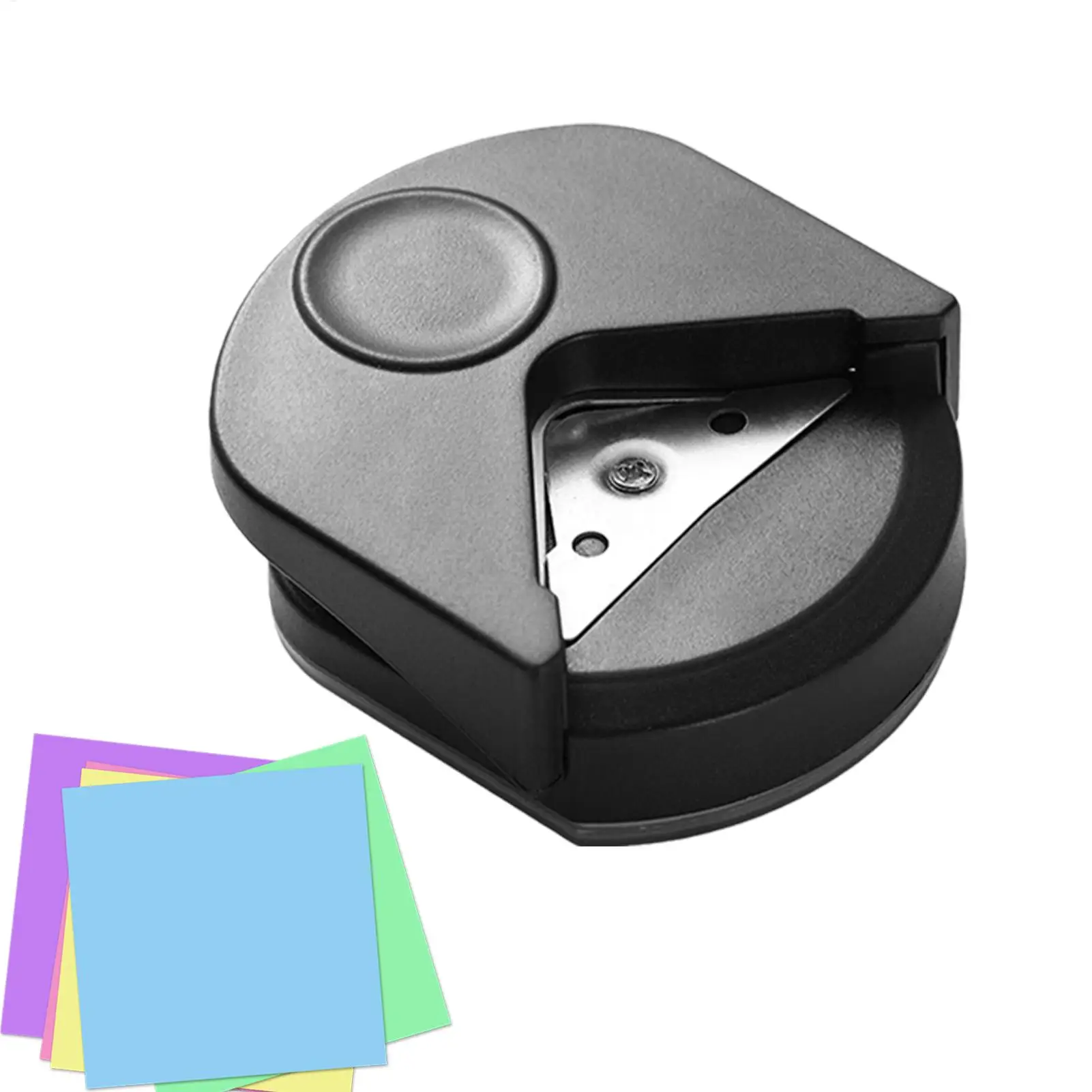 R4mm الزاوية مستدير لكمة المحمولة قاطع الزاوية المستديرة المهنية حافة التقريب أداة للحرف الورقية ، البطاقات صور صفح #2