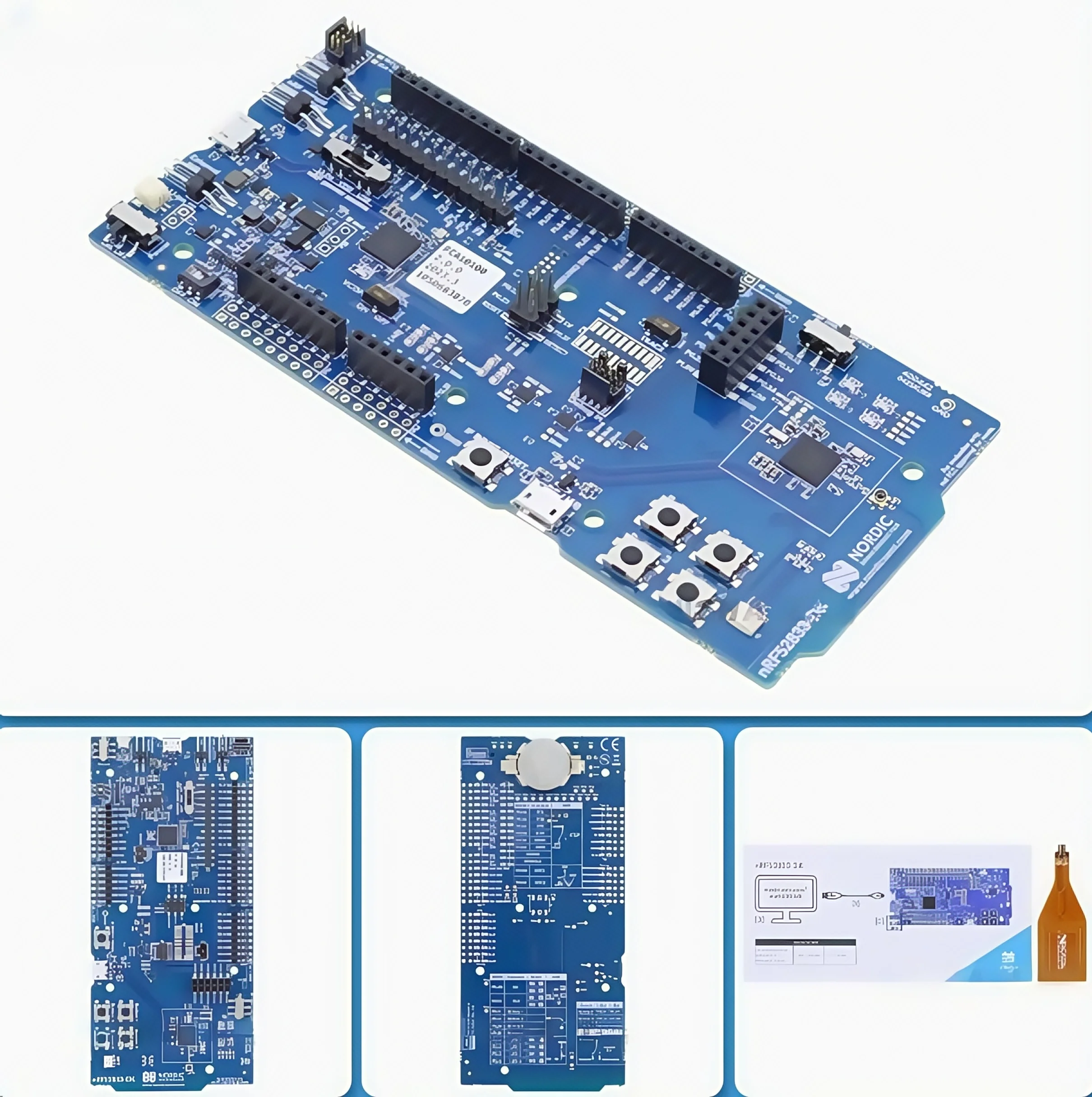 

nRF52833-DK SoC Bluetooth Low Energy Mesh Network NFC Thread Zigbee
